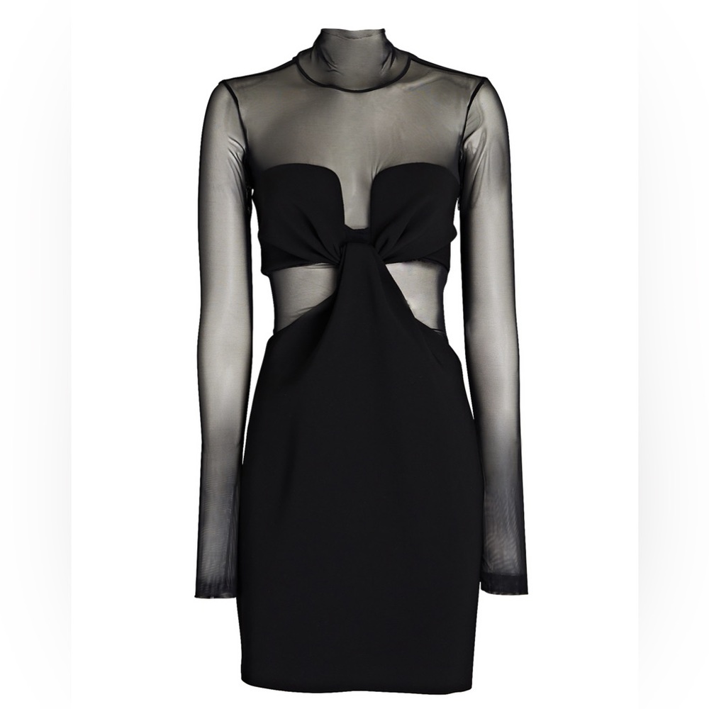 NWT ALC Rita Illusion Tulle & Crepe Mini  size 2